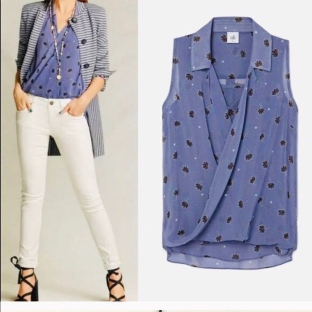 CAbi Crossover Blouse L